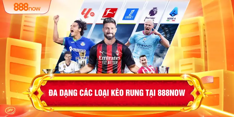 Đa dạng các loại kèo rung tại 888NOW